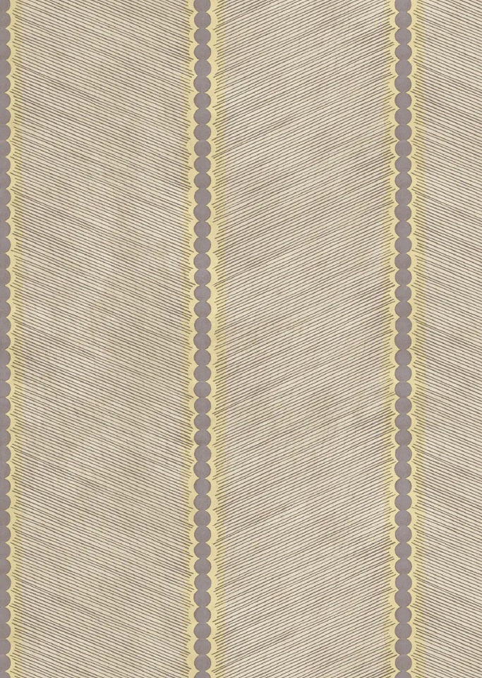 Bibelotte behang voor de kinderkamer Chevron strepen taupe