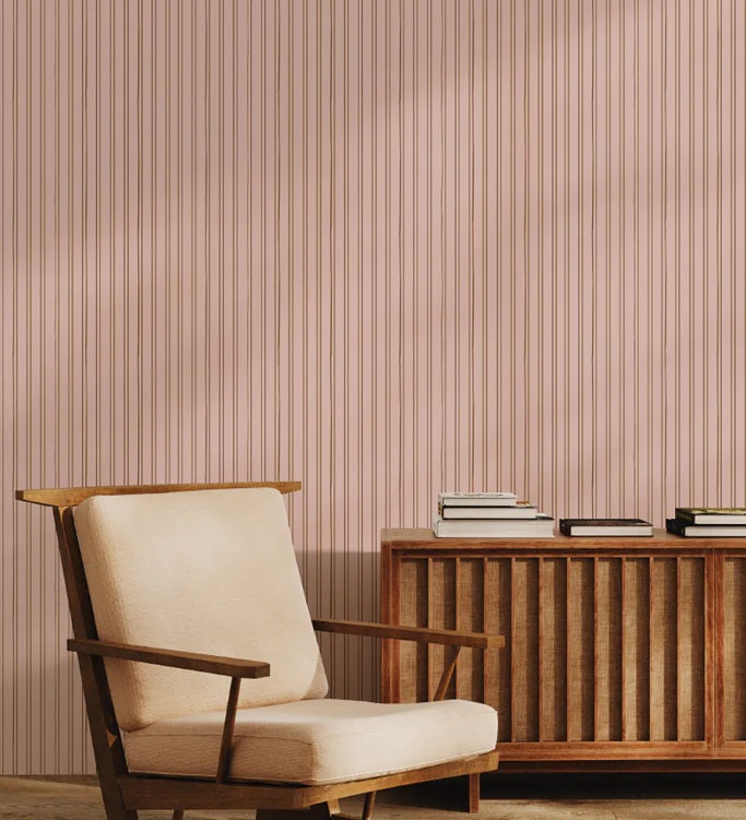 Bibelotte Wallpaper Striped - Blossom