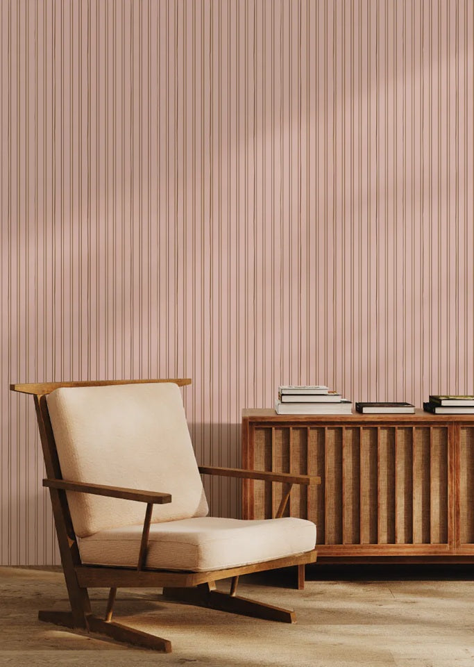 Bibelotte Wallpaper Striped - Blossom