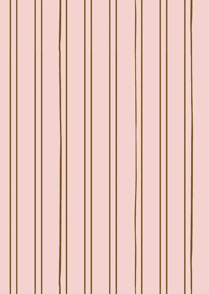 Bibelotte Wallpaper Striped - Blossom