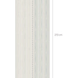 Bibelotte Wallpaper Striped - Petrol