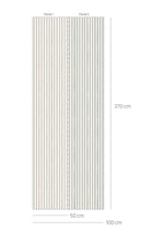 Bibelotte Wallpaper Striped - Petrol