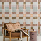 Bibelotte Patchwork behang voor de kinderkamer blush