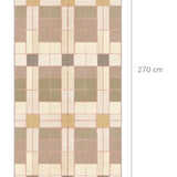 Bibelotte Patchwork behang voor de kinderkamer poeder
