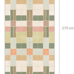 Bibelotte Patchwork behang voor de kinderkamer retro