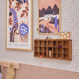 Bibelotte behang voor de kinderkamer terrazzo olijf