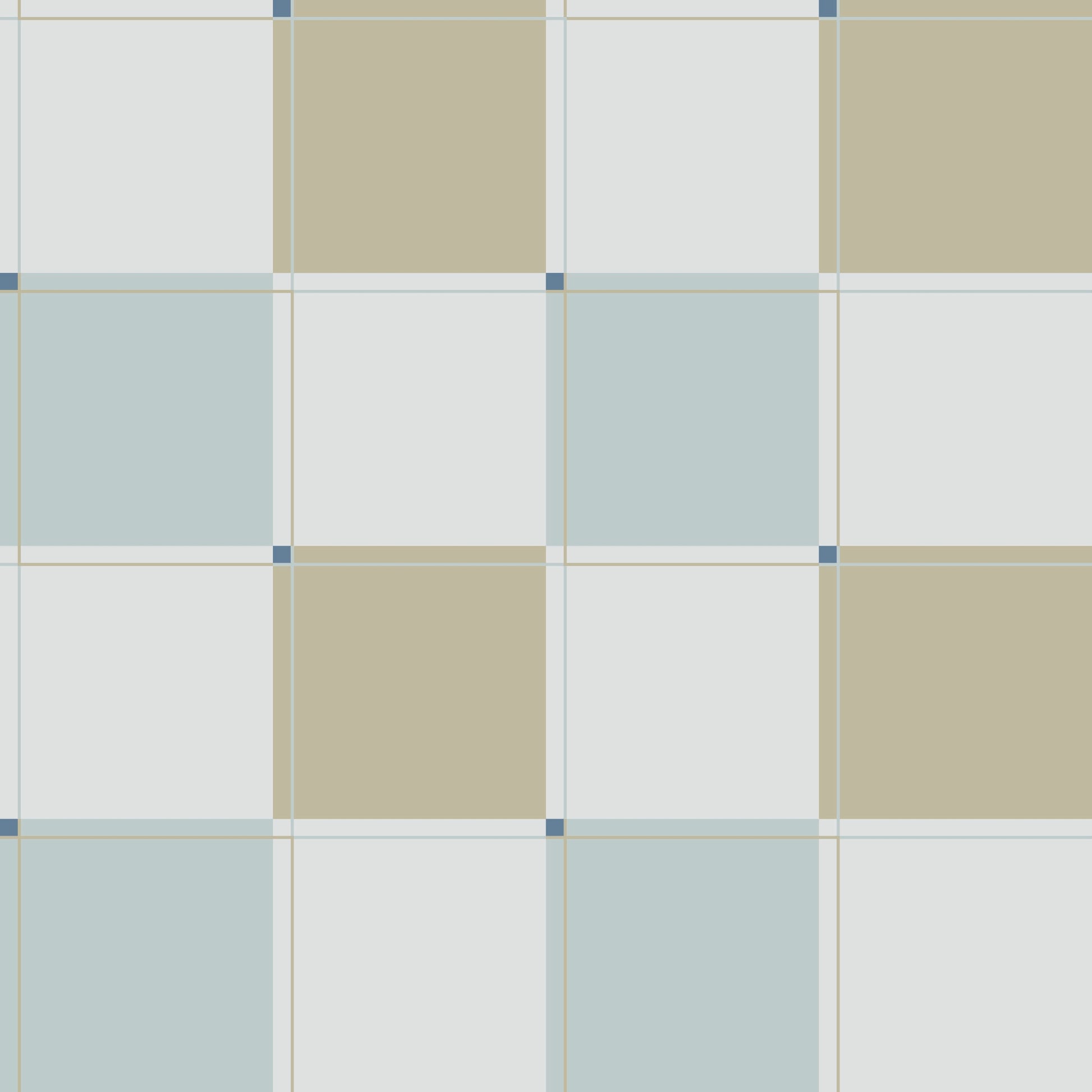 Blokken behang kinderkamer jongenskamer tienerkamer blauw groen 