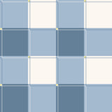 Blokken behang kinderkamer jongenskamer tienerkamer blauw donkerblauw