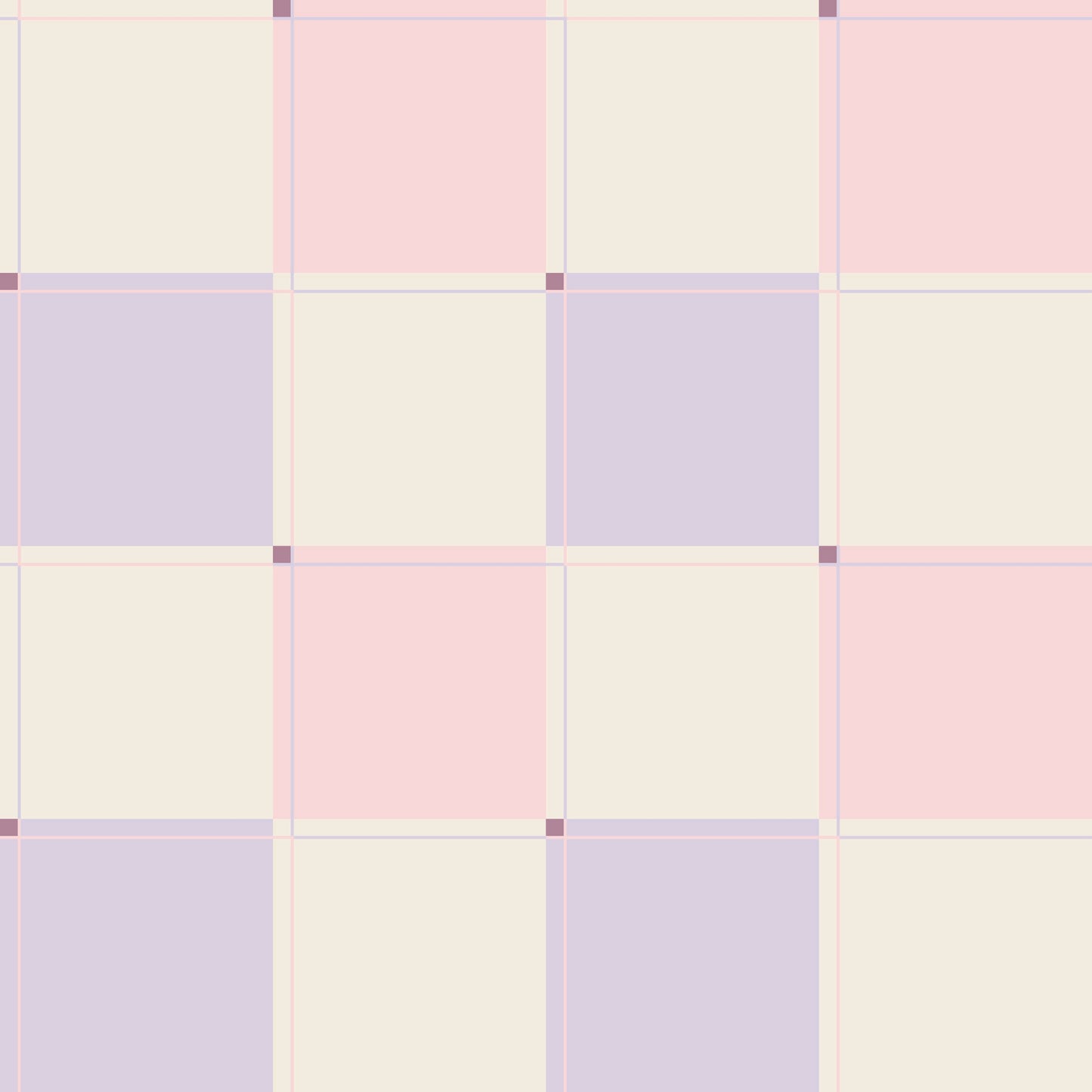 Blokken behang kinderkamer meisjeskamer tienerkamer lila roze