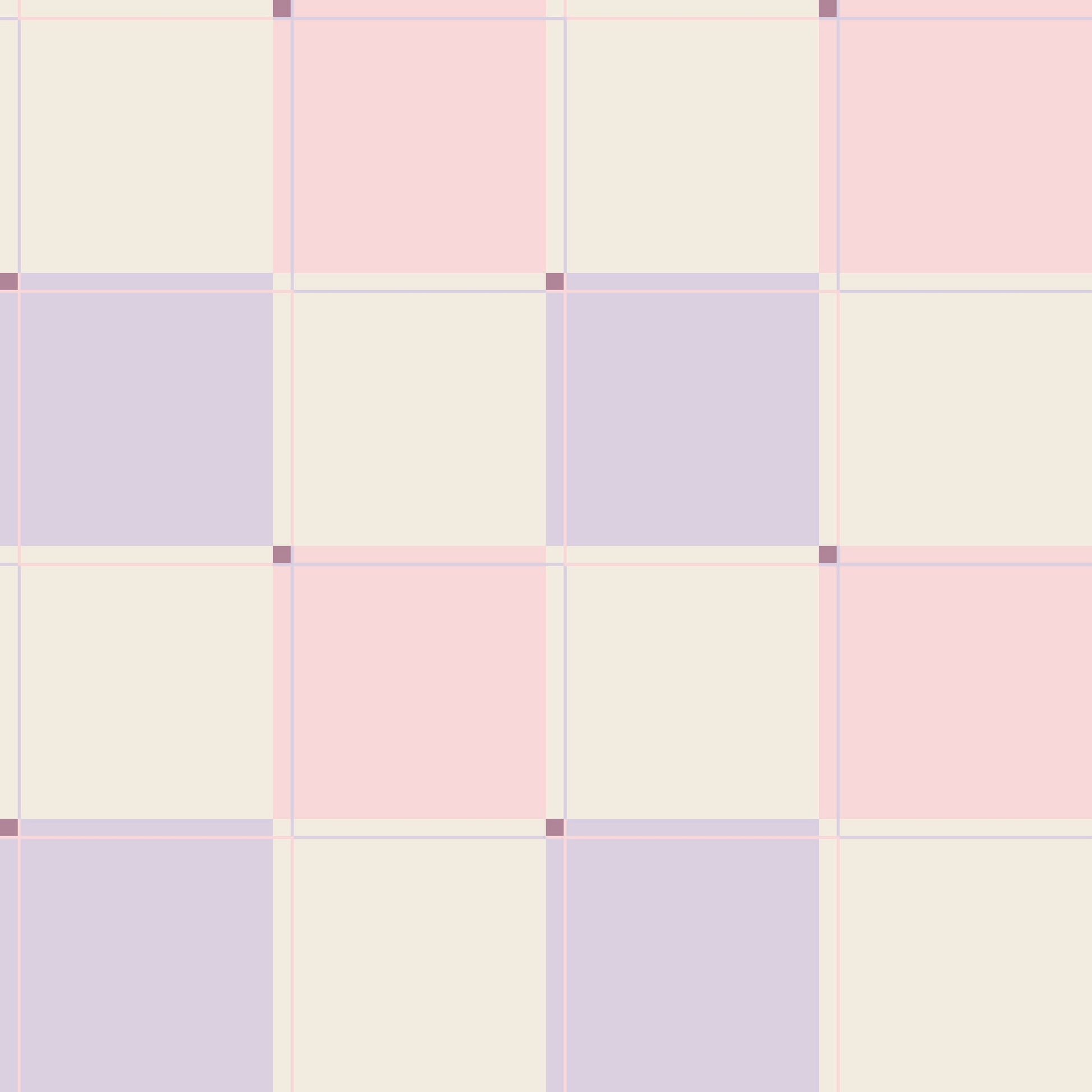 Blokken behang kinderkamer meisjeskamer tienerkamer lila roze