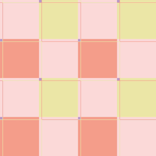 Blokken behang kinderkamer meisjeskamer tienerkamer roze geel