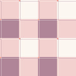 Blokken behang kinderkamer meisjeskamer tienerkamer roze mauve