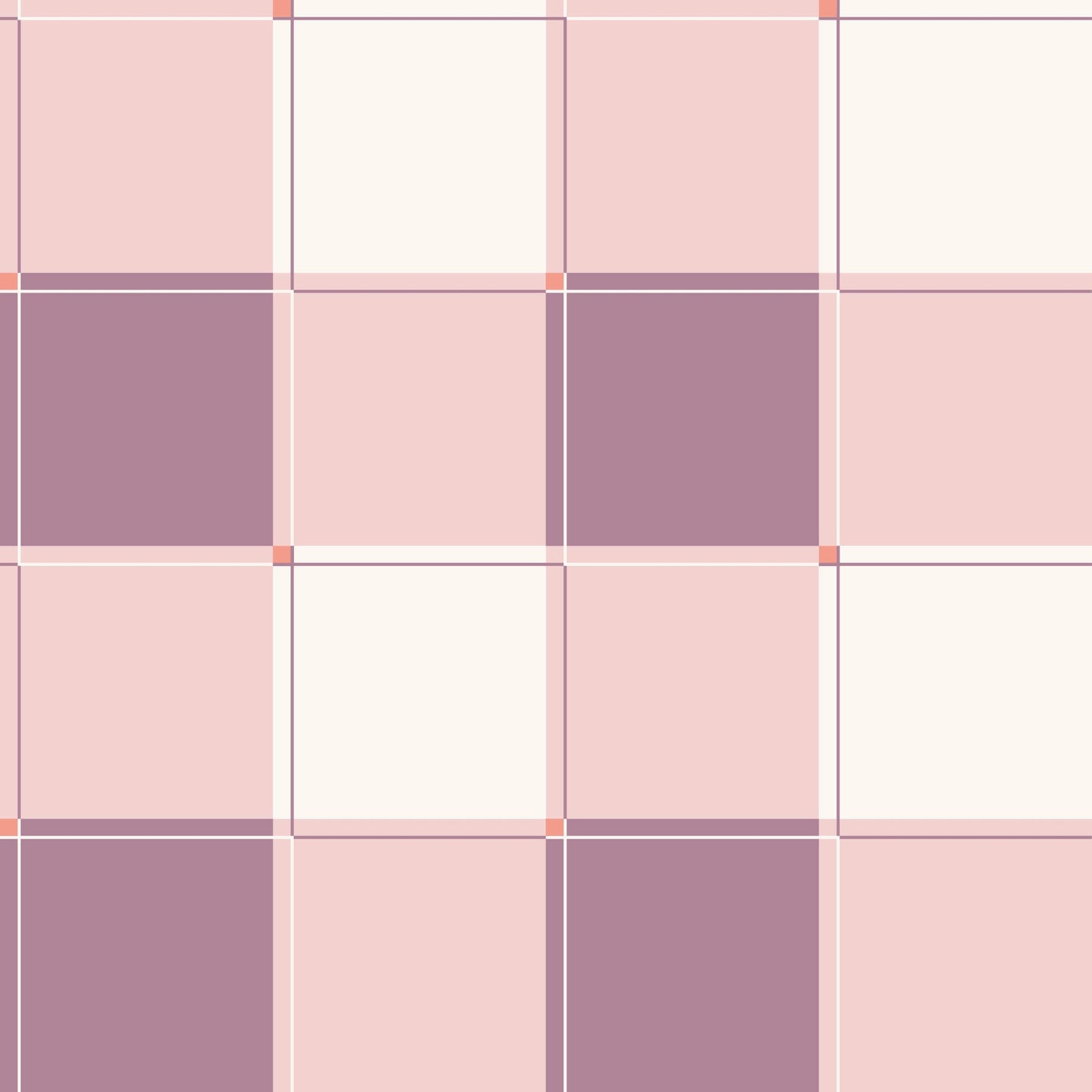 Blokken behang kinderkamer meisjeskamer tienerkamer roze mauve