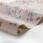 Borastapeter nomi kinderbehang rozen bloemenbehang roze 7484