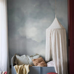 Sky mural van Borastapeter wolken behang voor neutrale kinderkamer en babykamer 9559W