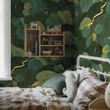 borastapeter a windy day behang kinderkamer groen