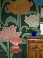 Boråstapeter Wallpaper Dahlia Garden - Beige