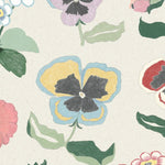 Borastapeter Astrid Wilson bloemen behang voor de kinderkamer Posy, beige