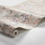 Borastapeter kinderbehang bosdieren behang roze konijnen eekhoorns Magic Forest 7476 roze