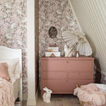 Borastapeter kinderbehang bosdieren behang roze konijnen eekhoorns Magic Forest 7476 roze