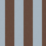 Båstad strepen behang voor de kinderkamer jongenskamer lichtblauw bruin Borastapeter 9801W