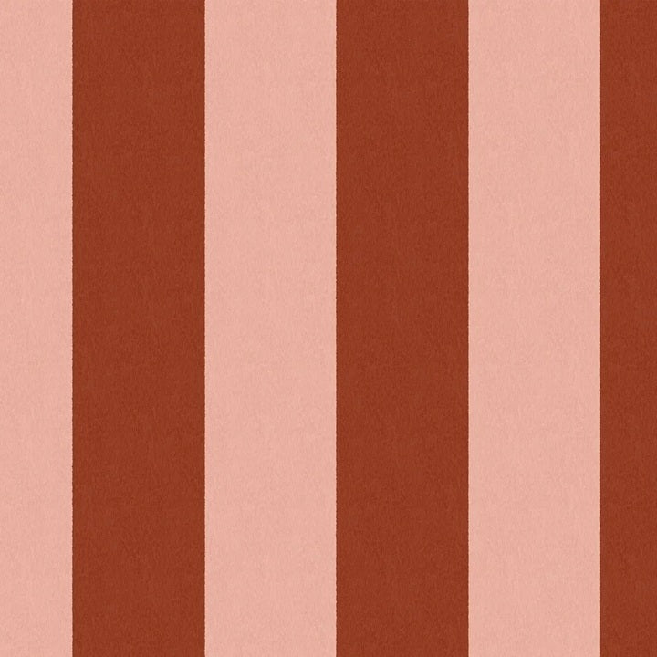 Båstad strepen behang voor de kinderkamer tienerkamer meisjeskamer framboos met lichtroze Borastapeter 9803W