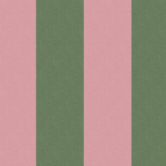 Borastapeter m aatwerk strepen behang voor de meisjeskamer en tienerkamer roze groen