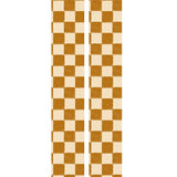 Checkmate geblokt behang voor kinderkamer en tienerkamer bruin beige creative lab amsterdam