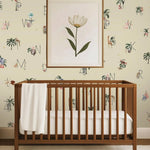 Creative Lab Amsterdam ABC mural behang voor de kinderkamer alfabet offwhite