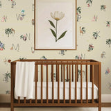 Creative Lab Amsterdam ABC mural behang voor de kinderkamer alfabet offwhite