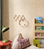 Creative Lab Amsterdam behang voor de kinderkamer en babykamer camomile soft almond beige