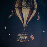 Creative Lab Amsterdam behang voor de kinderkamer Oliver Teddy donkerblauw