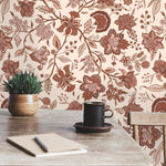 Days of Bloom bloemen behang voor de kinderkamer In Bloom Jessie roze terra