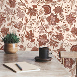 Days of Bloom bloemen behang voor de kinderkamer In Bloom Jessie roze terra