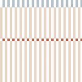 Dekornik Nostalgia gestreept behang voor de kinderkamer beige blauw
