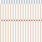 Dekornik Nostalgia gestreept behang voor de kinderkamer beige blauw