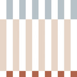 Dekornik Nostalgia gestreept behang voor de kinderkamer beige blauw