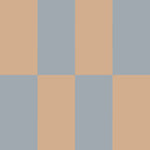 Dekornik gestreept behang upside down blauw beige jongenskamer neutrale kinderkamer.