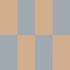 Dekornik gestreept behang upside down blauw beige jongenskamer neutrale kinderkamer.