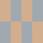 Dekornik gestreept behang upside down blauw beige jongenskamer neutrale kinderkamer.