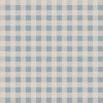 Dekornik geruit behang kinderkamer jongenskamer meisjeskamer babykamer neutrale kinderkamer blauw creme