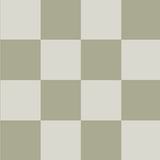 Days of bloom checkmate geruit blokken behang groen
