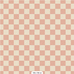 Days of bloom checkmate geruit blokken behang roze