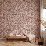 Days of Bloom bloemen behang voor de kinderkamer In Bloom Lidy roze blauw
