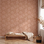 Days of Bloom behang styled flowers bloemenbehang voor de kinderkamer terra