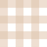 Dekornik Geruit behang voor de kinderkamer beige check classic
