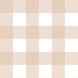 Dekornik Geruit behang voor de kinderkamer beige check classic