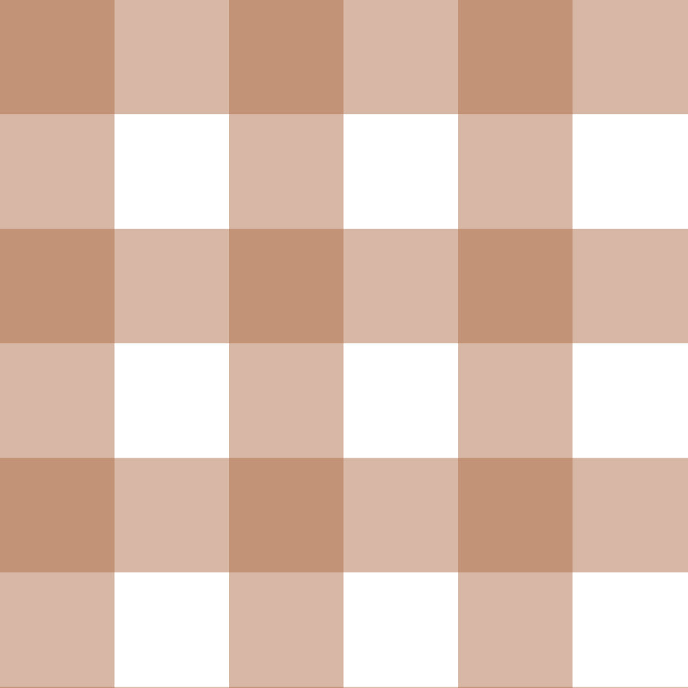 Dekornik Wallpaper Checkered Check Classic - Brown