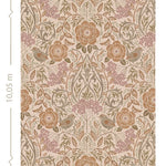 ESTAhome behang voor kinderkamer bloemen en vogels art nouveau 139567 beige