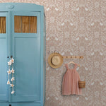 ESTAhome bloemen en vogels behang kinderkamer nude roze 139324
